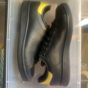 Stan Smith’s Adidas Black Gold with black soles